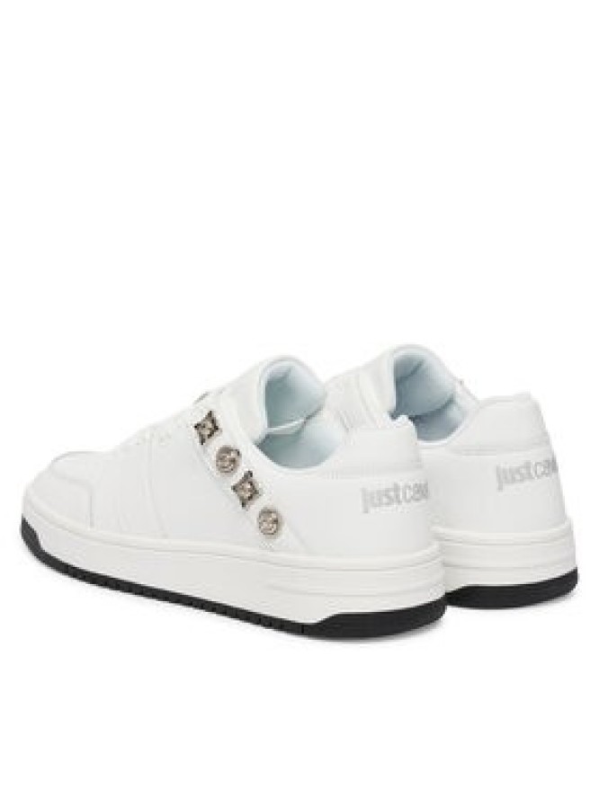 Just Cavalli Sneakersy 80RA3SM4 ZPC10 Biały