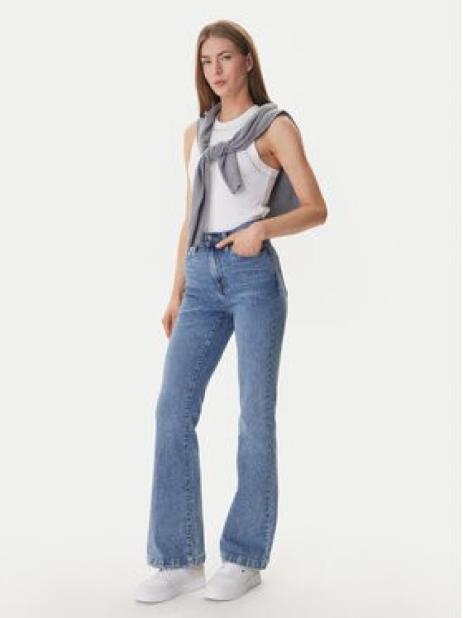 DKNY Jeansy DJ4M4005 Niebieski Flare Fit