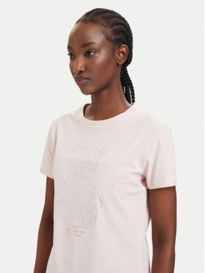 Guess T-Shirt V6GI12 K3325 Różowy Regular Fit