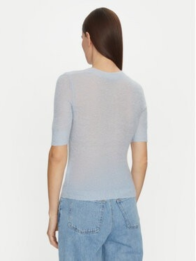 BOSS Sweter 50530718 Błękitny Slim Fit