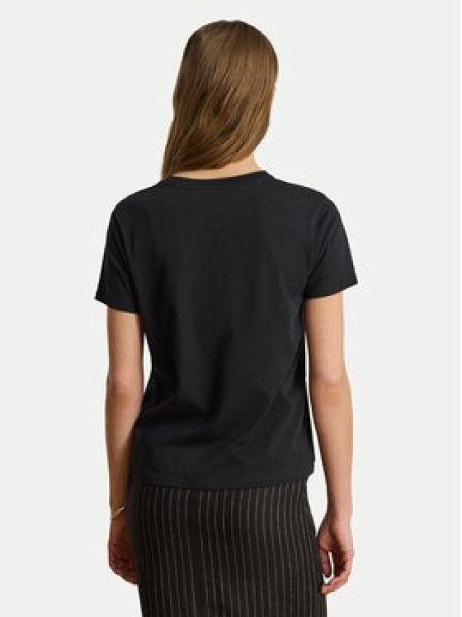 LAUREN RALPH LAUREN T-Shirt 200P13943001 Czarny Regular Fit