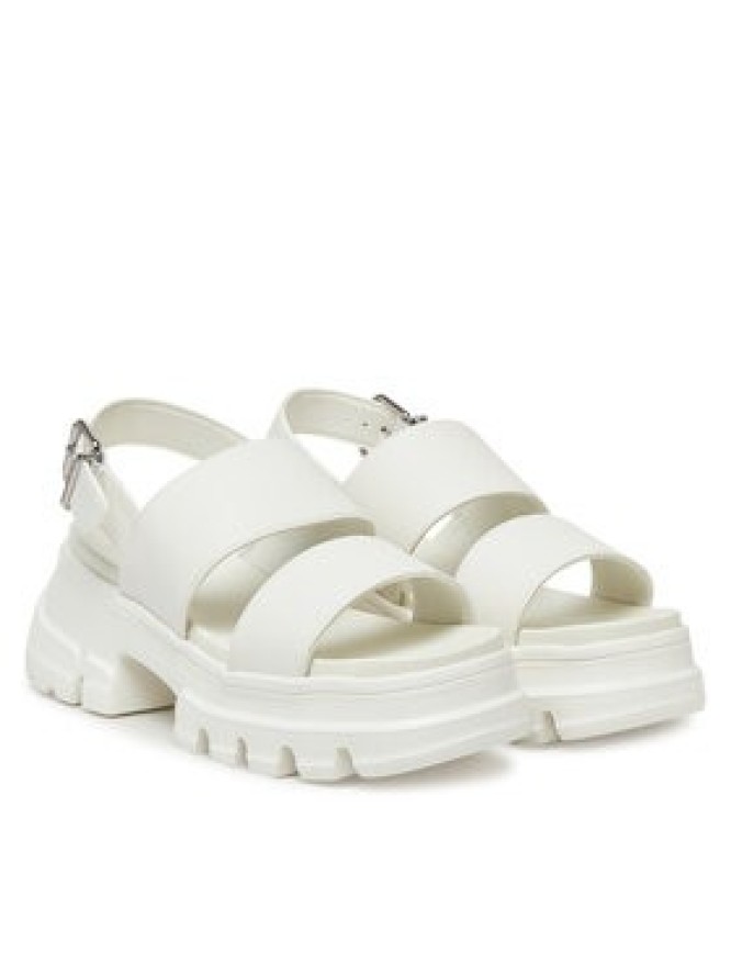 Tommy Jeans Sandały Tjw Chunky City Sandal EN0EN02750 Écru
