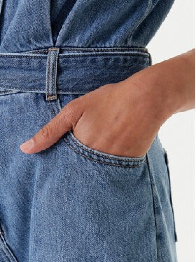 Morgan Kombinezon 251-SHELOR Niebieski Slim Fit