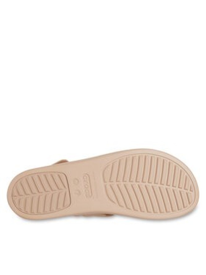 Crocs Sandały Brooklyn Woven Upper LW 209977 Beżowy