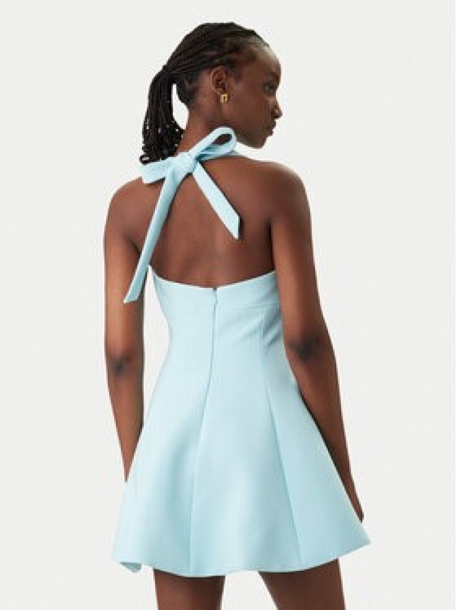 Bardot Sukienka koktajlowa Deserae Halter Neck 60380DB Błękitny Regular Fit