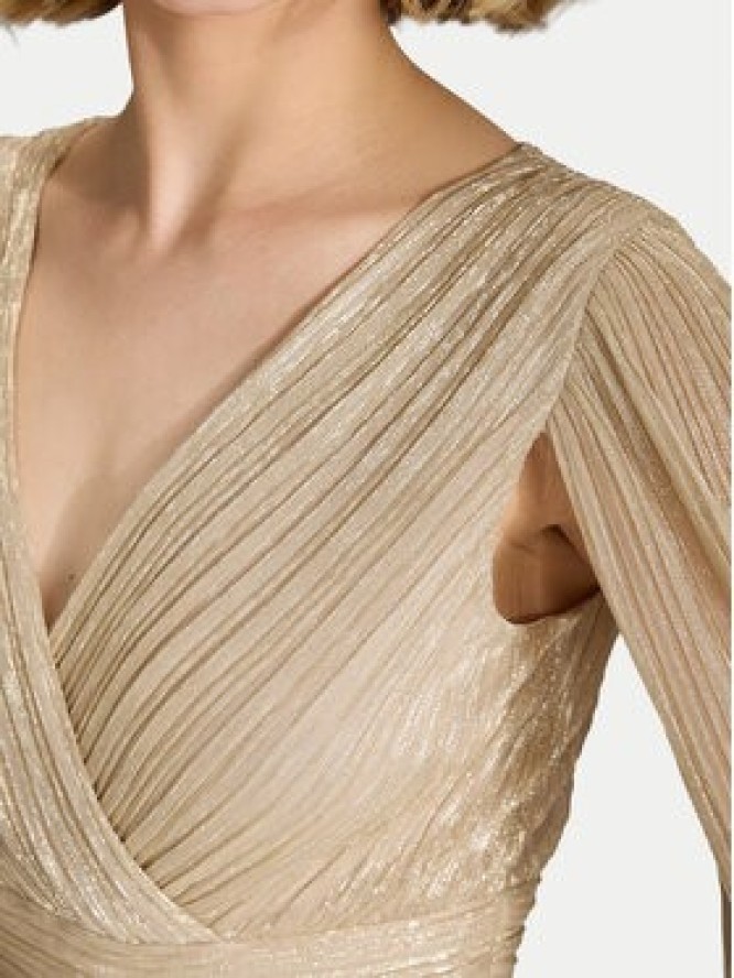 Swing Sukienka wieczorowa 5AK09700 Złoty Regular Fit