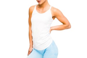 T-shirt sportowy z krótkim rękawem damski L.A Classic Basic Tee