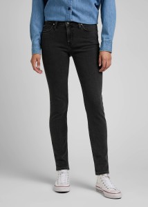LEE SCARLETT DAMSKIE SPODNIE JEANSOWE BLACK MID STONE L526EPMU 112320154