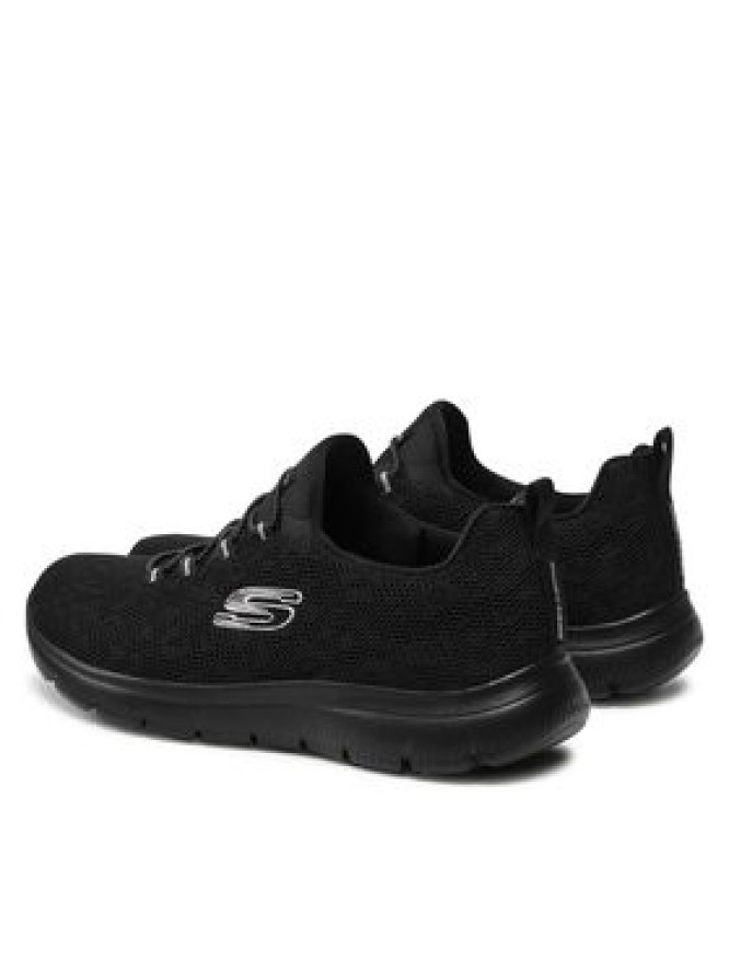 Skechers Sneakersy Leopard Spot 149037/BBK Czarny