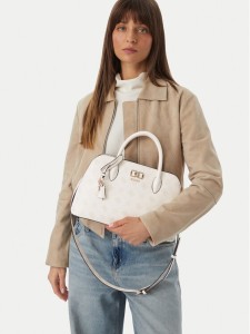 Guess Torebka Emelie Logo HWGP99 28060 Biały