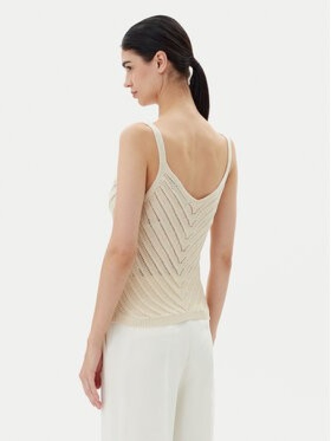 Vero Moda Top Peru 10326463 Beżowy Regular Fit