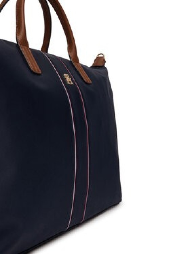 Tommy Hilfiger Torebka Popette Weekender Corp AW0AW18529 Niebieski