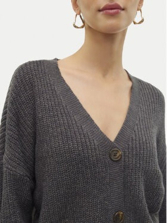Vero Moda Kardigan Lea 10249632 Szary Regular Fit