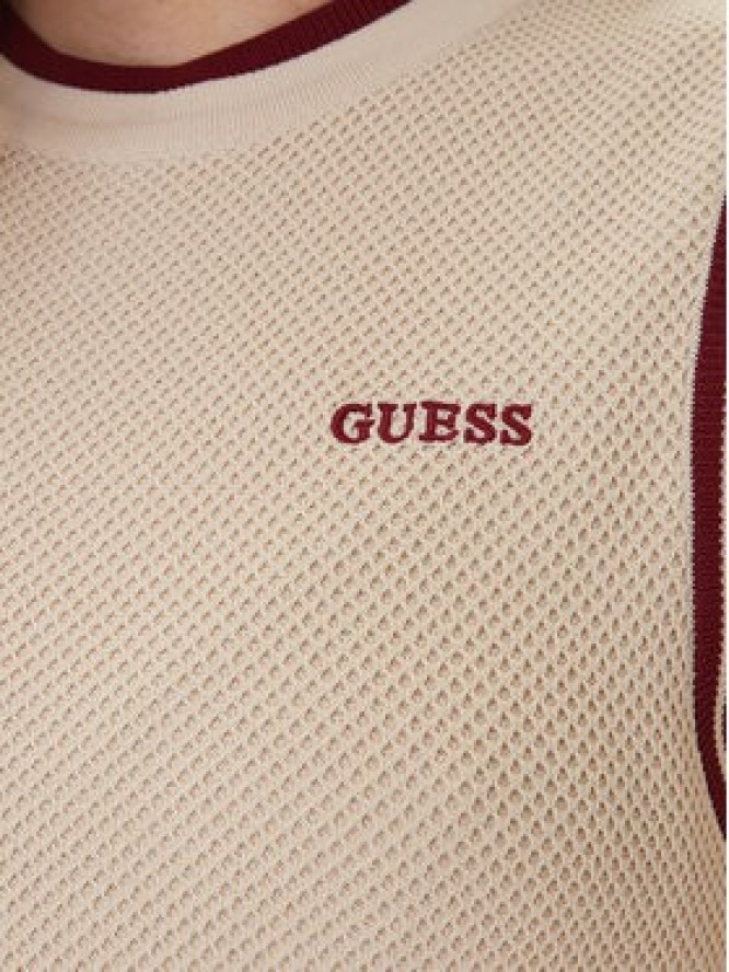 Guess Sukienka dzianinowa V6GK04 Z0648 Beżowy Regular Fit