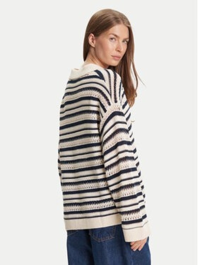 Tommy Hilfiger Sweter WW0WW46524 Beżowy Relaxed Fit