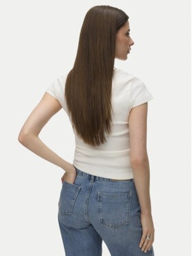 Vero Moda T-Shirt Chloe 10344953 Biały Slim Fit