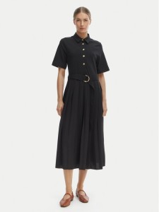 Tommy Hilfiger Sukienka codzienna WW0WW48756 Czarny Regular Fit