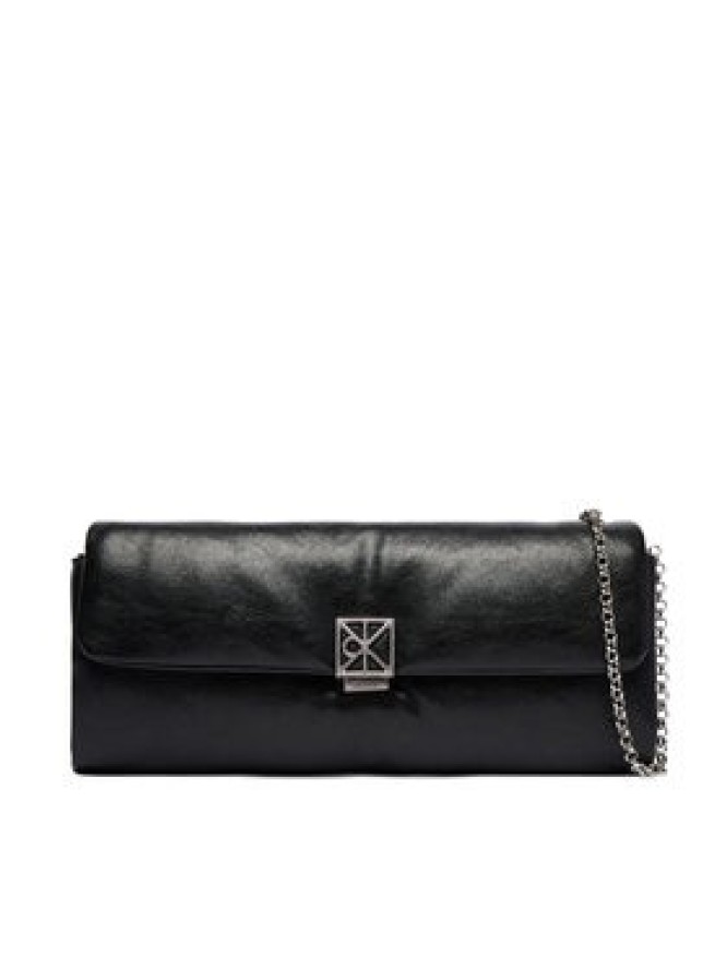 Calvin Klein Torebka Emblem Hw Padded Clutch LV04F1240G Czarny