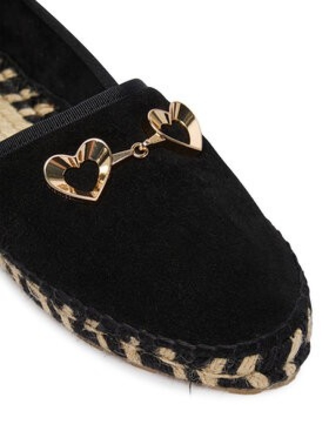 LOVE MOSCHINO Espadryle JA10552G0OIG5000 Czarny