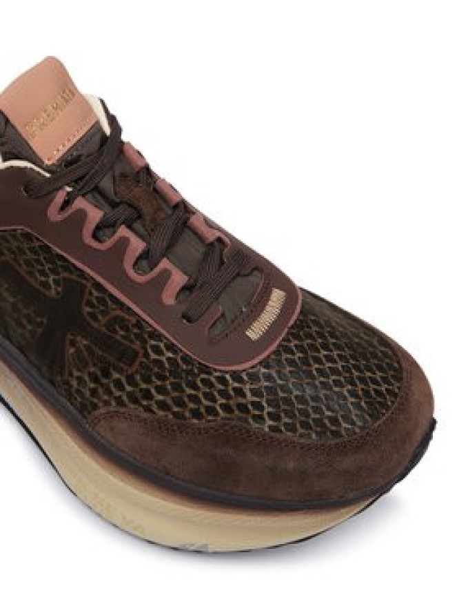Premiata Sneakersy Hill Var 8547 Brązowy ciemny