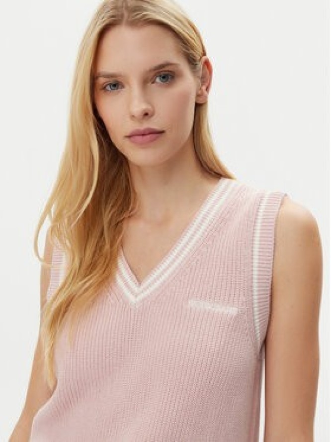 Guess Jeans Sweter W5GR02 Z3HM1 Różowy Regular Fit