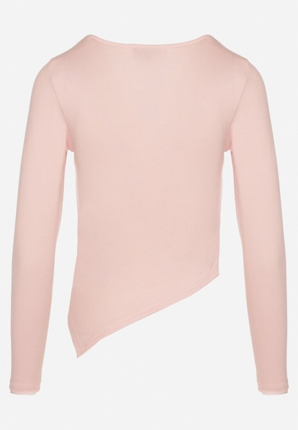 Różowa Bluzka o Asymetrycznym Kroju Tatiletia