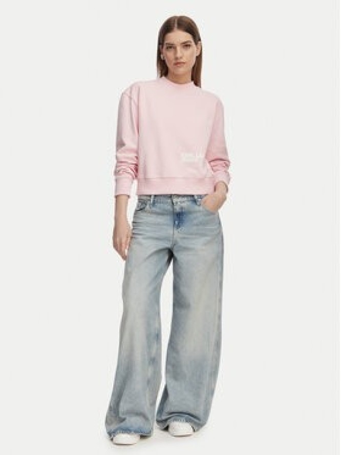 Karl Lagerfeld Jeans Bluza B2W20039 Różowy jasny Regular Fit
