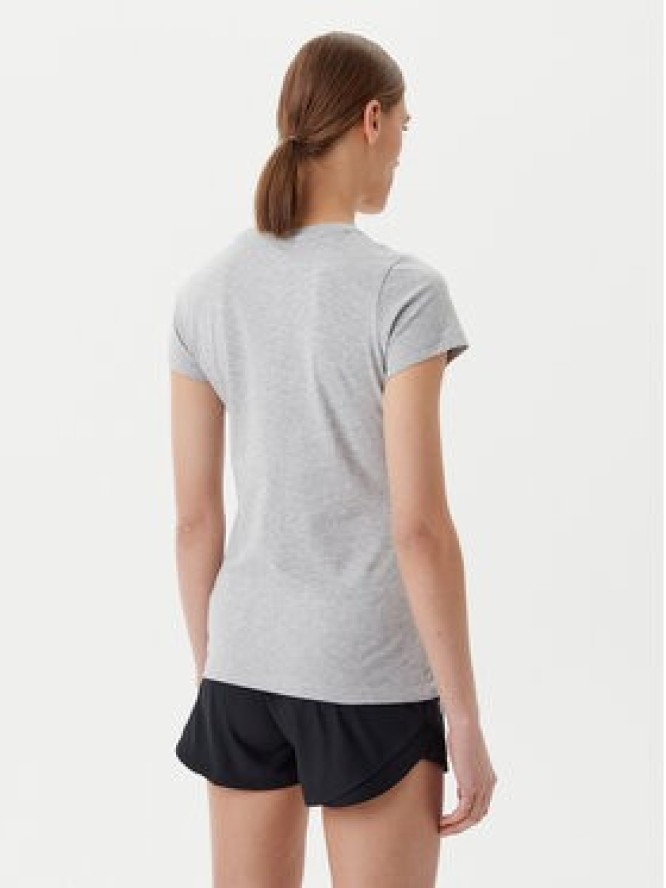 New Balance T-Shirt Essentials Stacked Logo Tee WT91546 Szary Athletic Fit