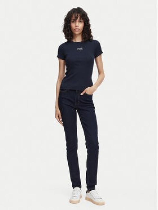 Guess Jeans Jeansy W5YA92 D7041 Granatowy Skinny Fit