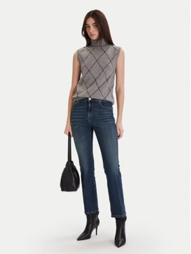 ViCOLO Jeansy DF5102 Niebieski Bootcut Fit