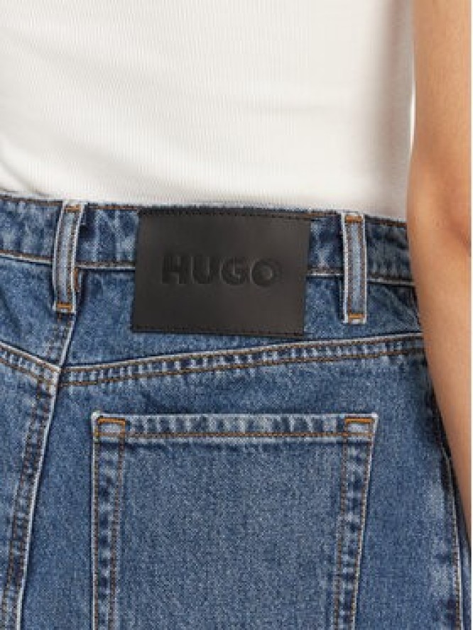 HUGO Spódnica jeansowa Getina_2 50539762 Niebieski Regular Fit