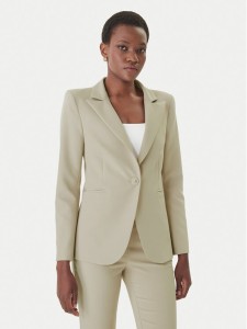 Rinascimento Marynarka CFC0127895003 Beżowy Slim Fit