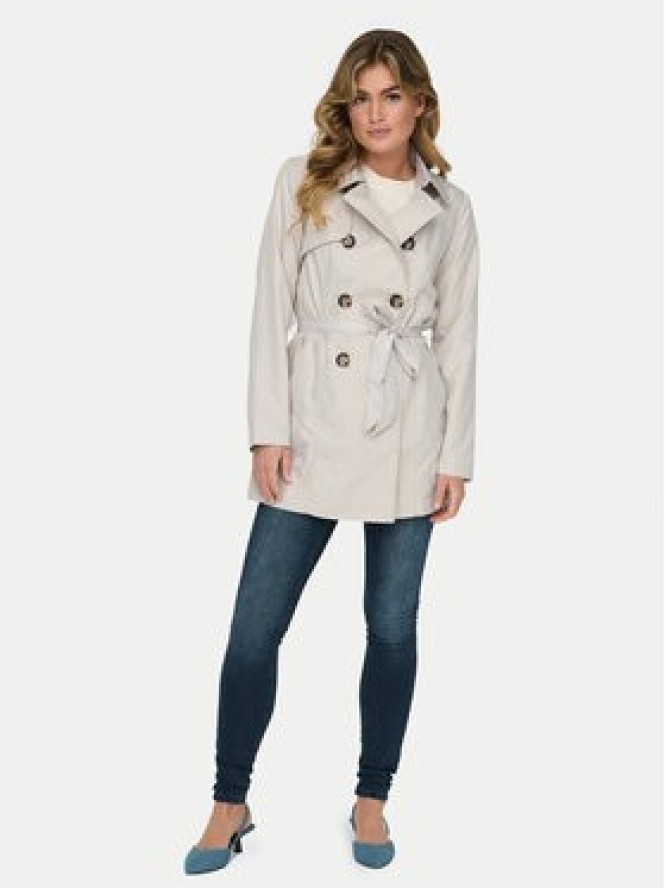ONLY Trencz Valerie 15191821 Beżowy Regular Fit