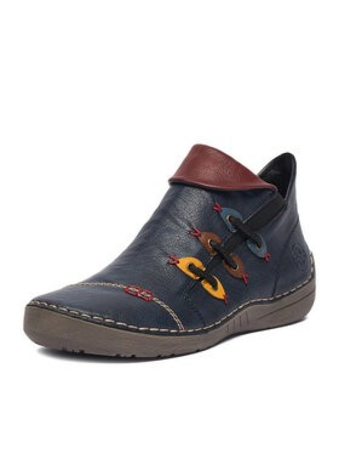Rieker Botki CEO-72581-14 Granatowy