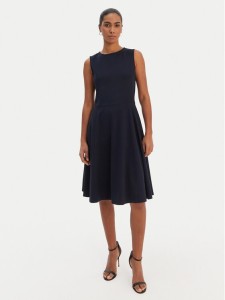 LAUREN RALPH LAUREN Sukienka koktajlowa 200980935003 Granatowy Slim Fit