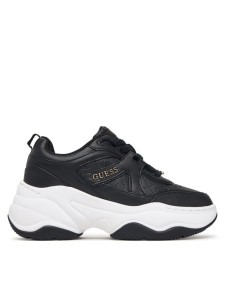 Guess Sneakersy FLFHAC FAL12 Czarny