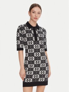 PINKO Sukienka Nothing 106039 A2YD Czarny Regular Fit