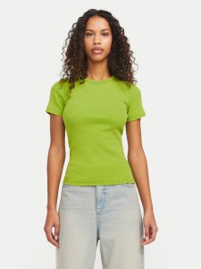 JJXX T-Shirt Frankie 12239962 Zielony Slim Fit