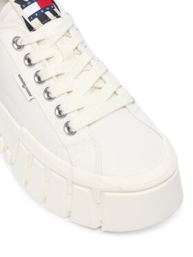 Tommy Jeans Sneakersy Tj Platform Sneaker Zebra EN0EN03070 Biały
