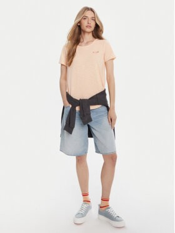 Roxy T-Shirt ERJZT05731-MEF0 Pomarańczowy Regular Fit