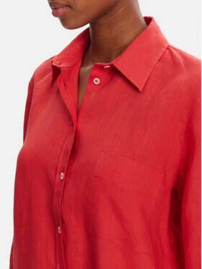 Marella Koszula Boboli1 2515111232 Czerwony Regular Fit