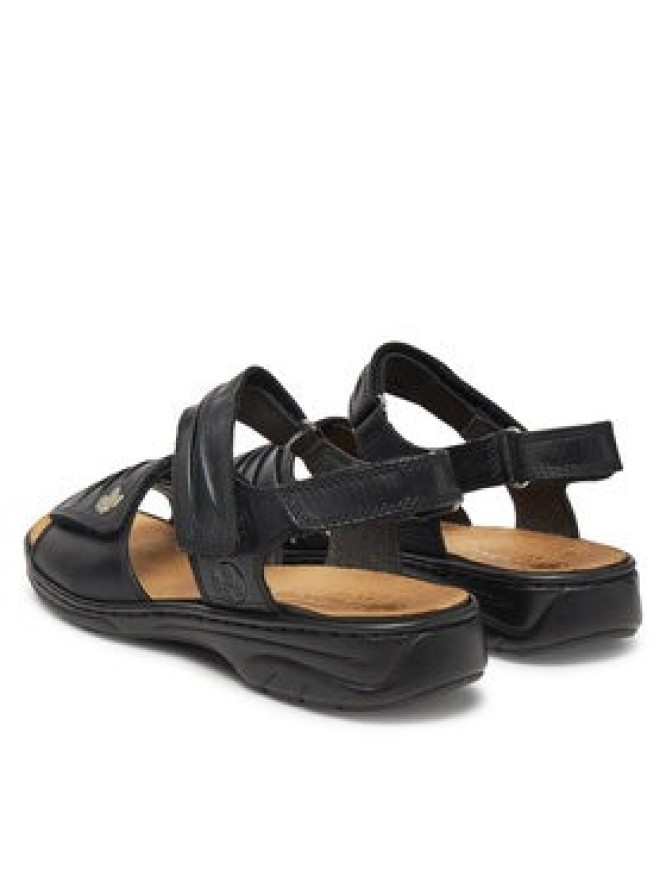 Rieker Sandały 64560-01 Czarny