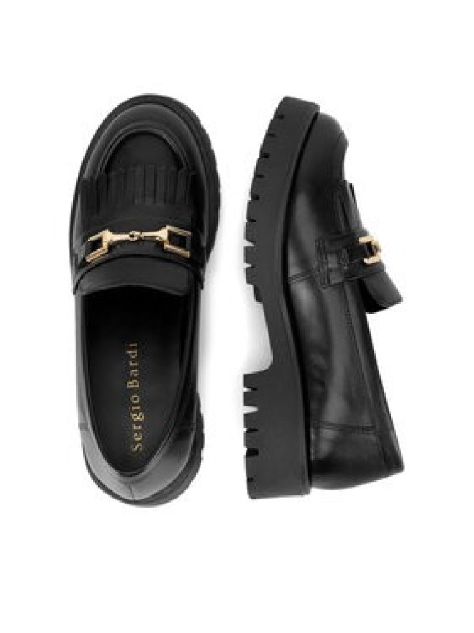 Sergio Bardi Mokasyny ARC-E1091-02SB Czarny