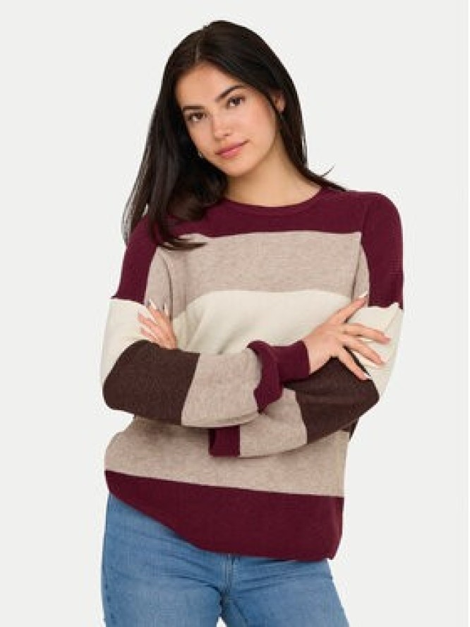 ONLY Sweter Atia 15220044 Fioletowy Regular Fit