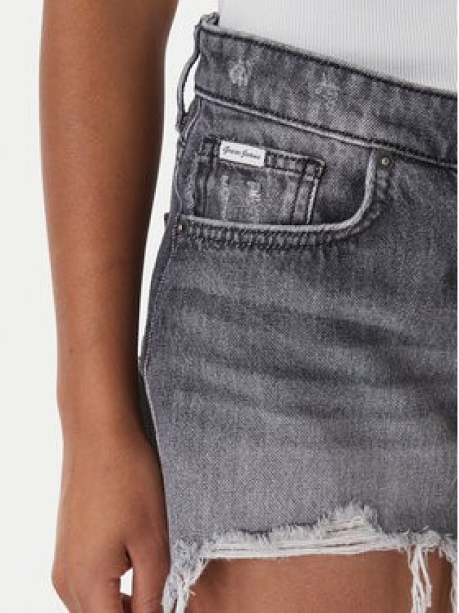Guess Jeans Szorty jeansowe W6GDZ8 D6572 Szary Regular Fit