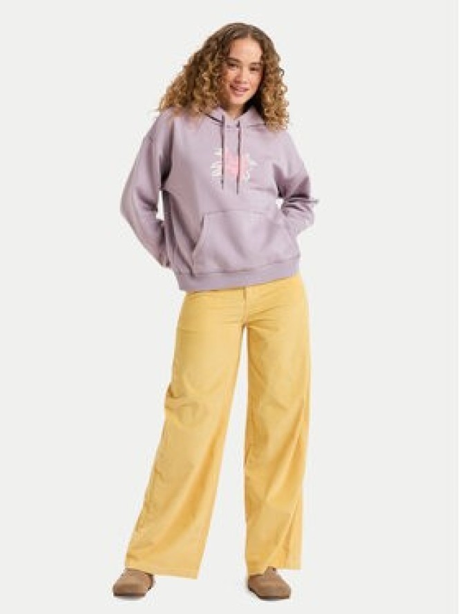 Roxy Bluza Perfect Place Brushed ERJFT05032 Fioletowy Regular Fit