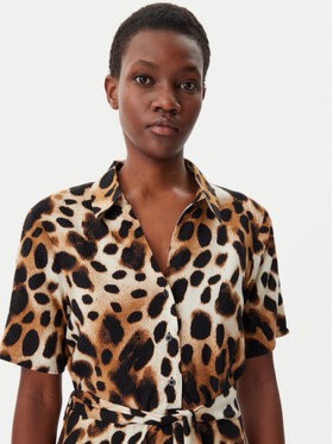 JDY Sukienka koszulowa Star 15320702 Brązowy Regular Fit