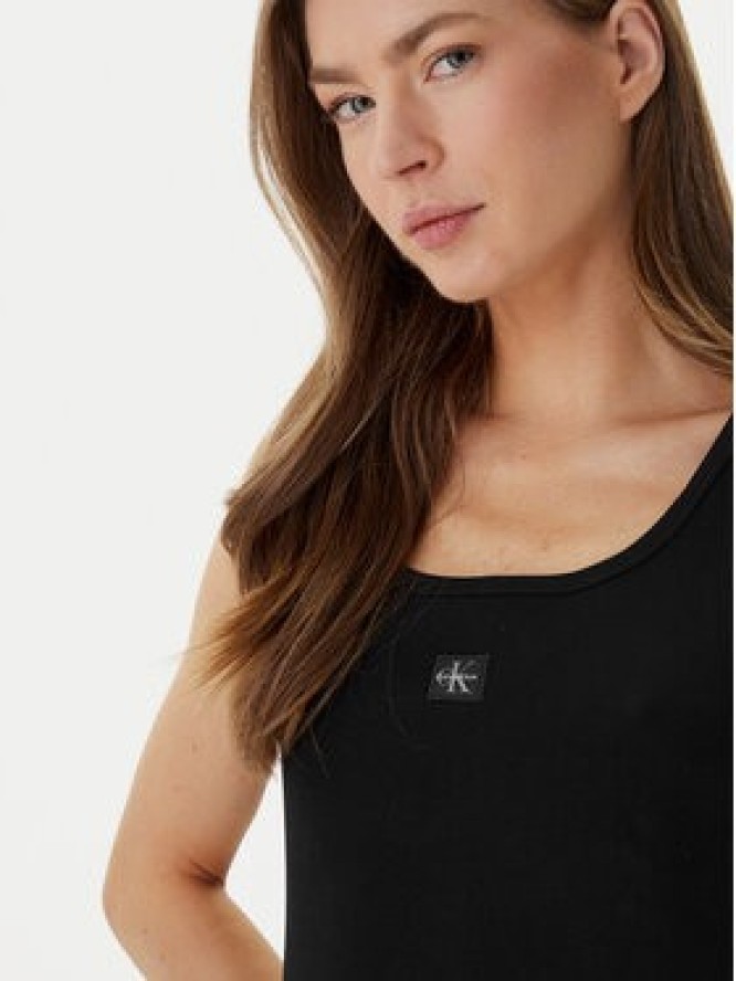 Calvin Klein Jeans Sukienka codzienna LV047F257G Czarny Slim Fit