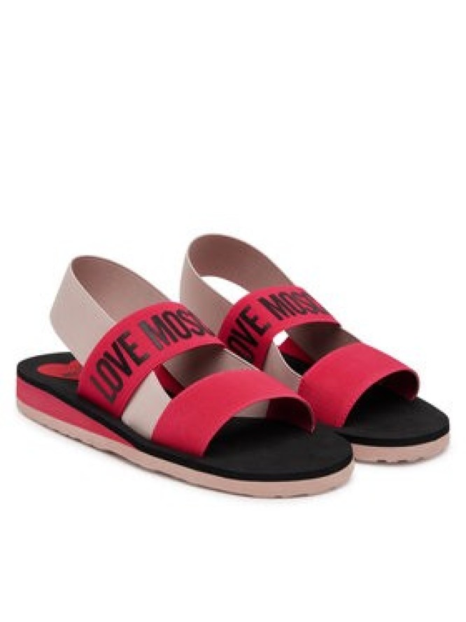 LOVE MOSCHINO Sandały JA16033G0MJN460C Różowy