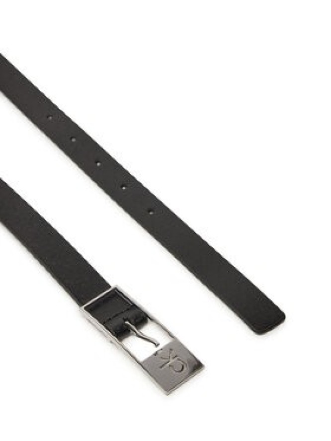 Calvin Klein Pasek Damski Ck Cut Square Buckle 2.0_Mono K60K613243 Czarny